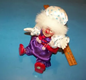 Muñeca Payaso Posable 8" Zapatos Rojos - Imagen 1 de 3
