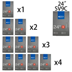 1pack-4pack Schwalbe SV9C 24"x0.75-1.10 Presta Valve City Kids Bike Inner Tire - Picture 1 of 1