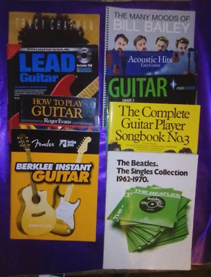 Large selection of guitar tutor / lessons and sheet music books.  - Image 1 of 4