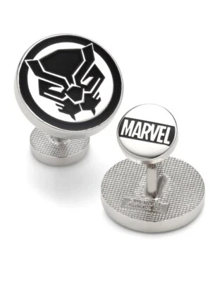 Juego de gemelos Black Panther para hombre Marvel Comics nuevo en caja Foto 1 de 3