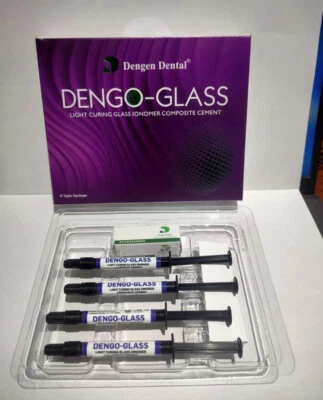Dengen Dental Dengo Glass Light Curing Glass Ionomer 4 Syr 2gm Free Shipping