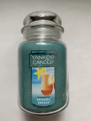 Yankee Candle Bahama Breeze 22 oz. FRASCO GRANDE DIFÍCIL DE ENCONTRAR AROMA FRESCO Foto 1 de 2