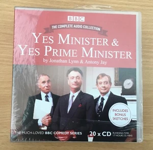 🌟YES MINISTER & YES PRIME MINISTER🌟COMPLETE🌟20X CD AUDIO BOOK🌟BBC🌟🇬🇧SLR🌟 - Imagen 1 de 5