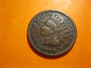 Indian Head Cent Penny 1908 - Bild 1 von 4