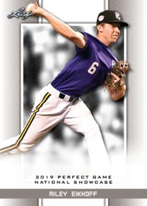 10-Count Lot Riley Eikhoff 2019 Leaf Perfect Game NIKE All-American Rookies