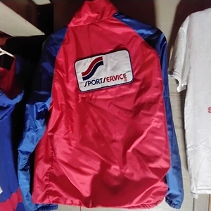 red sports service jacket xl vintage - Picture 1 of 10