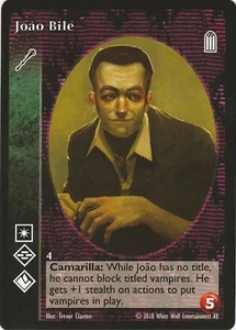 Joao Bile x1 Ventrue Keepers of Tradition Reprint 2 KoT R2 VTES - Picture 1 of 1