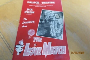 PROGRAMA DE TEATRO RARO - ARTHUR ASKEY - THE LOVE MATCH - PALACIO TEATRO 1954 - Imagen 1 de 2