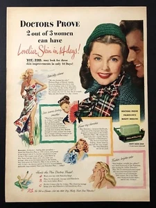 1947 Palmolive Ad Doctors Prove 2 out of 3 women can have Lovelier Skin - Picture 1 of 1