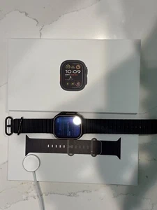 Apple Watch Ultra 2 | WYJĄTKOWY stan | 49mm | Czarny TItanium | Opaska oceaniczna - Zdjęcie 1 z 12