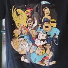 2009 Family Guy Brawl Fight T-Shirt schwarz Größe Medium M