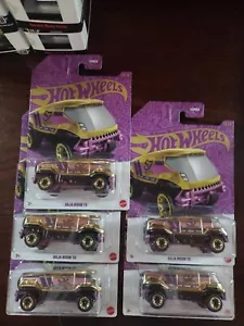 Hot Wheels Baja Bison T5 GOLD & PURPLE 2025(Treasure Hunt) CHASE Lot of 5!! - Picture 1 of 1