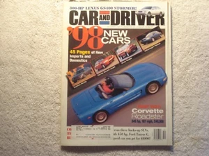 Auto und Fahrer 1997 Oktober Corvette Ford Taurus Lexus GS4000 Cadillac Viper RT - Bild 1 von 1