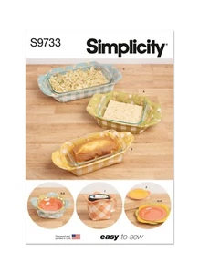 SIMPLICITY 9733 KITCHEN ACCESSORIES Sewing Pattern COZIES Skill: EASY - Picture 1 of 6