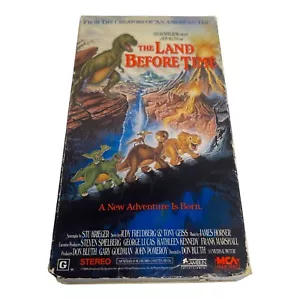 The Land Before Time (VHS, 1989) Vintage Video Tape - Picture 1 of 8