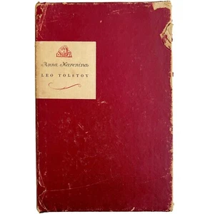 Anna Karenina Tolstoy 2 Volume Set 1939 1st RH Edition Reisman Illustrated WHBS - Picture 1 of 16