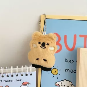 Plush Quokka Keychain Keyring Pendant Korean Style Stuffed Animal Toy Plushies - Picture 1 of 5