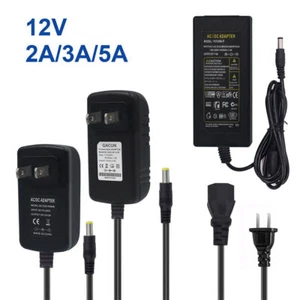 AC110V-220V TO DC 12V 2A 3A 5A US Transformer Power Supply Adapter For LED Strip - Picture 1 of 10