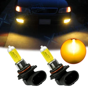 3000K Super Yellow 9006 HB4 Halogen Xenon Bulbs Fog Lights Fog Driving Lamps - Picture 1 of 12