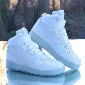 Nike Air Force 1 High Prm Pearl White Women’s Size 8.5 Custom 654440-101 - Picture 1 of 12