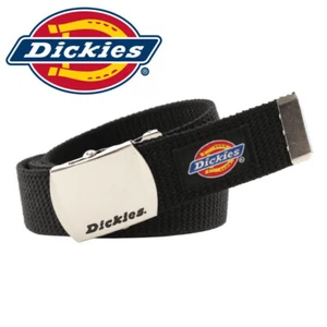 Dickies GI Belt BLACK Canvas Web Metal Buckle Japan Import Bape Cali Street Wear - Picture 1 of 5