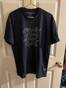Murder shows & Comfy Clothes True Crime Podcast Blue Adult Large Codeword Soft - Picture 1 of 5