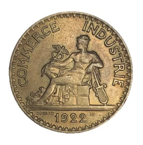 1922 France Bon Pour 2 Francs Coin Chambres de Commerce Industrie ๐ซ๐ท - Picture 1 of 2