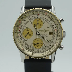BREITLING OLD NAVITIMER HERREN UHR AUTOMATIK 81610 44MM STAHL BR635 TOP GOLD LÜN - Bild 1 von 11