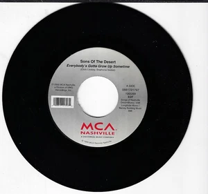 SONS OF THE DESERT/EVERYBODY'S GOTTA GROW UP SOMETIME / 45RPM VINYL - Foto 1 di 1