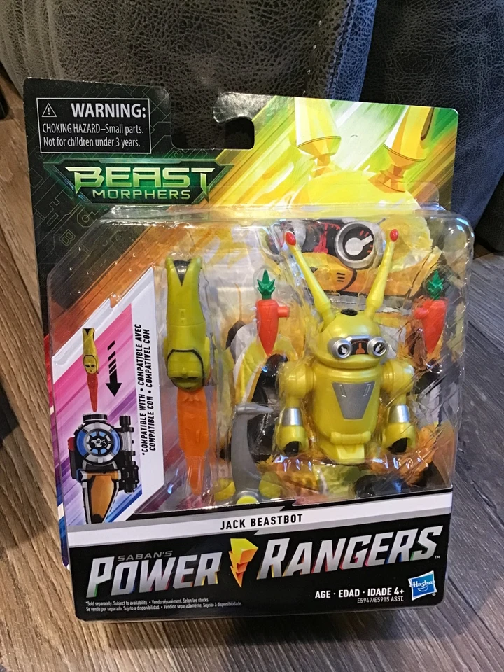 "Figura de acción Hasbro Power Rangers Beast Morphers Jack Beastbot 6""" Foto 1 de 1