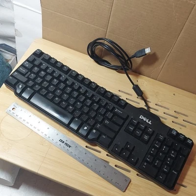 Dell Genuine Wired Keyboard USB Model L100 SK-8115 Keyboard Big Keys Numpad - Image 1 of 4