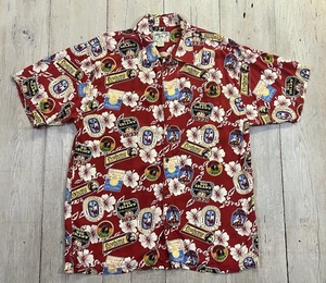 Big Dogs All Over Print Hawaiian Shirt Size XL - Picture 1 of 6