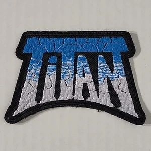 TITAN Band Logo SMALL PATCH Embroidered - Picture 1 of 6