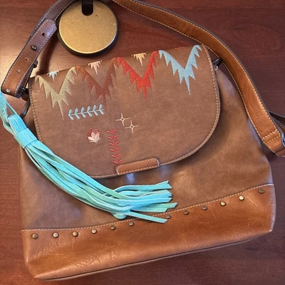 Bolso de hombro Catchfly Studio estilo suroeste occidental oculto Foto 1 de 4