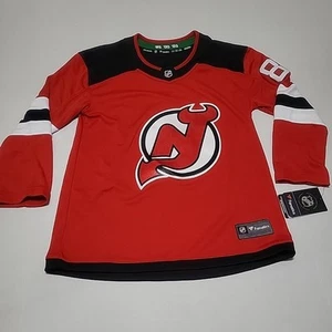 Fanatics New Jersey Devils Youth Blank Jersey Size L/XL - Picture 1 of 5