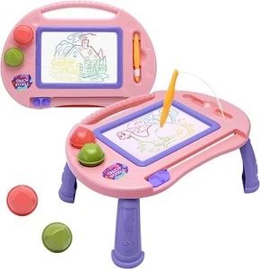 Magnetic Drawing Board,Toys for 2-5 Year Old Girls,Magna Erasable Doodle Board - Picture 1 of 7