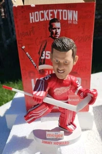 JIMMY HOWARD DETROIT RED WINGS Hockey GOALTENDER BOBBLEHEAD 2019 Release MIB  - Bild 1 von 4