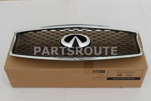 Infiniti QX50 2016-2017 Genuine Front Radiator Grille Emblem Chrome 62070-5UA0A - Foto 1 di 8