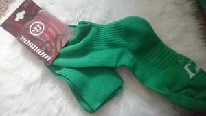New Warrior adult man boy green football socks unisex 1 pair Uk 6-8 Euro 39-42 - Picture 1 of 2
