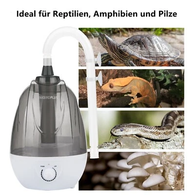 INKBIRD Pet Luftbefeuchter 4L Wassertank Einstellbarer Nebelausstoß Reptilien EU - Bild 1 von 4