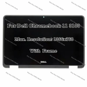 For Dell Chromebook 11 3100 11.6" HD LCD LED Display Touch Screen Assembly 9MH3J - Picture 1 of 3