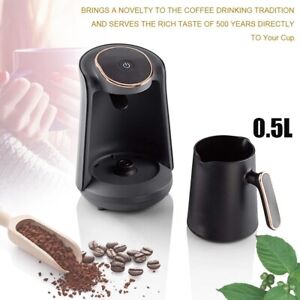 500ml Portable Electrical Turkey Coffee Brew Kettle Espresso Stainless Steels AU