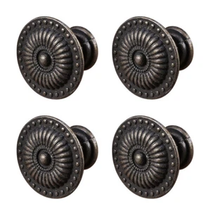 4PCS Dresser Grips Kitchen Cabinet Grips Antique Drawer Pulls - Picture 1 of 9