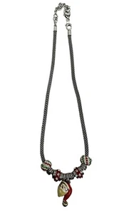 Brighton Necklace With Christmas Santa Holiday Charms 10” Long - Picture 1 of 5