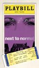 Alice Ripley "NEXT TO NORMAL" J. Robert Spencer 2010 Broadway Playbill / Ticket