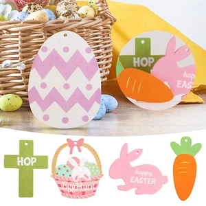 Easter Standing Table Decor Wooden Bunny Rabbit Tabletop Decoration Easter Sign - Picture 1 of 39