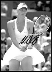 Maria Sharapova, Autographed, Cotton Canvas Image. Limited Edition (MS-205) x - Imagen 1 de 1