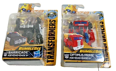 Transformers Bumblebee Speed Series Optimus Prime & Barricade by Hasbro - Image 1 of 4