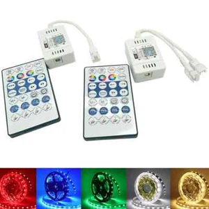 DC5-24V WS2811 Addressable Led Strip Lights WiFi RGB Pixels LED Controller Alexa - Picture 1 of 30