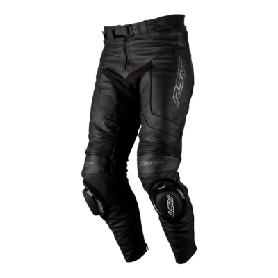 Ladies RST S1 CE AAA Armoured Motorcycle Sport leather Trousers - Black - Image 1 of 2